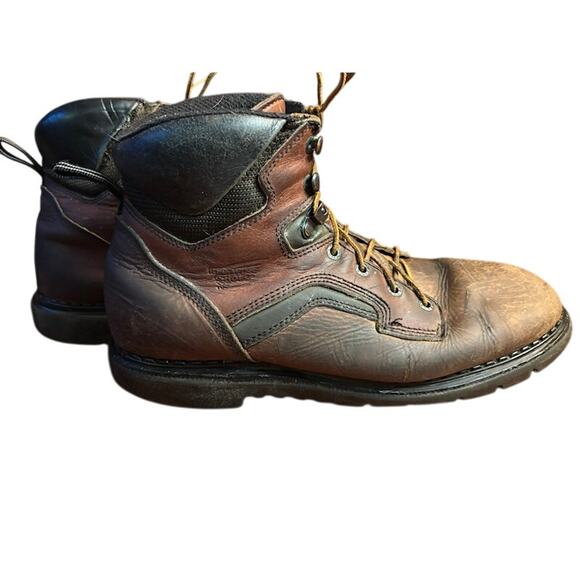 Red Wing boots DynaForce work boots 2E 926 soft toe brown leather sz men's 11.5 - Picture 3 of 11